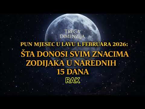 Pun Mjesec u Lavu 1. februara 2026: Šta Čeka Sve Znakove u Narednih 15 Dana?
