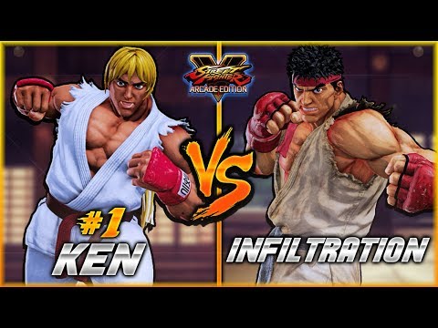 SFV AE 🔥 KENPI (#1 Online KEN) vs INFILTRATION (Ryu) | Ranked Match 🔥 SF5 TenSFV