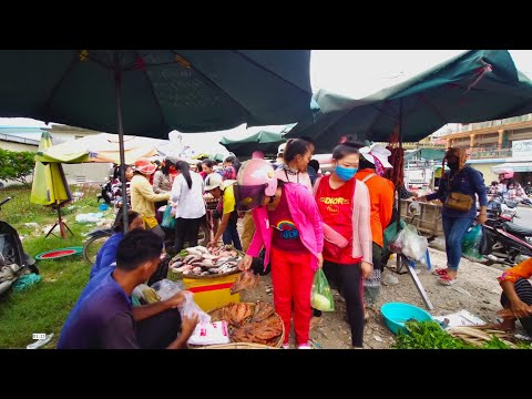 Garment Factory Workers Buying Food And Go Home - Veng Sreng Street Food