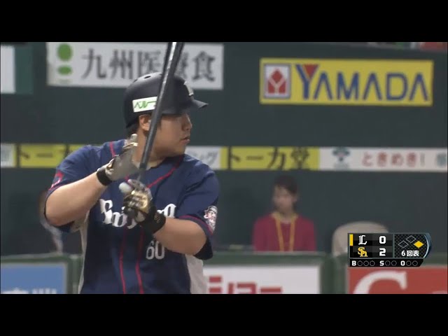 【6回表】一球で仕留めた!! ライオンズ・中村 6号同点2ランホームラン!! 2015/4/25 H-L