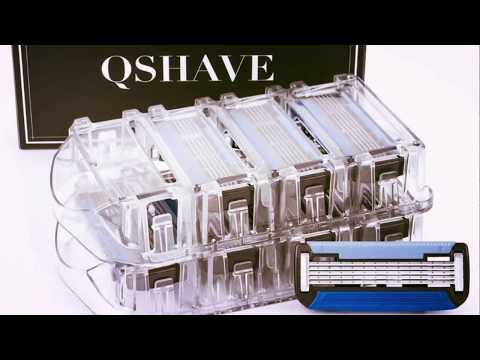 Кассеты для бритвенного станка Qshave / Qshave Shaving Cartridges