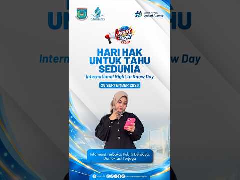 Hari Hak untuk Tahu Sedunia, 28 September 2026.