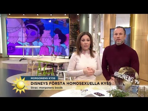 Här är Disneys första homosexuella kyss! - Nyhetsmorgon (TV4)