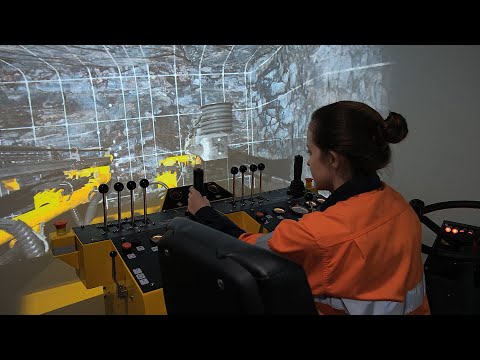 CYBERMINE Drill Rig Simulator for Epiroc 282 Operators