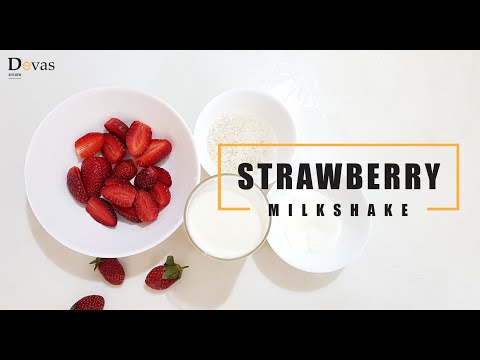 How To Make Strawberry Milkshake || സ്ട്രോബറി മിൽക്ക് ഷേക്ക് || Devas Kitchen || EP #106 Video