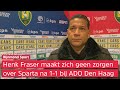 Henk Fraser na ADO-Sparta (1-1): 'Sommige spelers dachten dat we al veilig zijn'