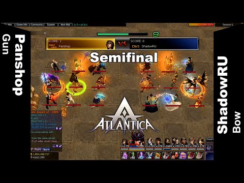 Titan 19/06/2016 PM: Semifinal - Panshop vs ShadowRU - Atlantica Online