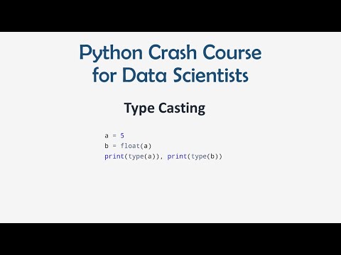 3 Python Crash Course For Ml Variable Type Casting In Python Ml For Data Science