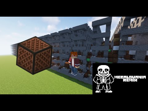 EPIC Minecraft Animation: Megalovania in Note Block!
