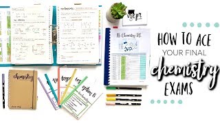 HOW TO ACE YOUR CHEMISTRY EXAMS (PART 2) | studycollab: Alicia