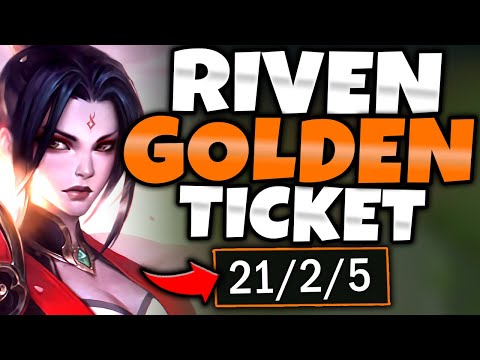 RIVEN MID IS YOUR NEW GOLDEN-TICKET TO HIGH ELO! (ABUSE THIS) - S12 Riven TOP Gameplay Guide!