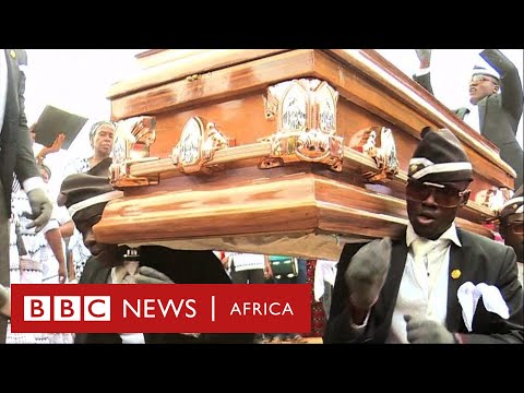 Ghana's dancing pallbearers - BBC Africa