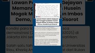 Admin Gejayan Memanggil Syahdan Husein Mogok Makan saat Ditahan di Rutan, Kondisinya Mengkhawatirkan