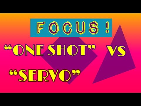 Auto Focus: One shot vs Servo. What's the difference? Focusing Tips from Doug Richardson