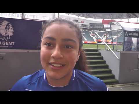 Nia Elyn na KAA Gent Ladies - Club YLA op 06.11.2021