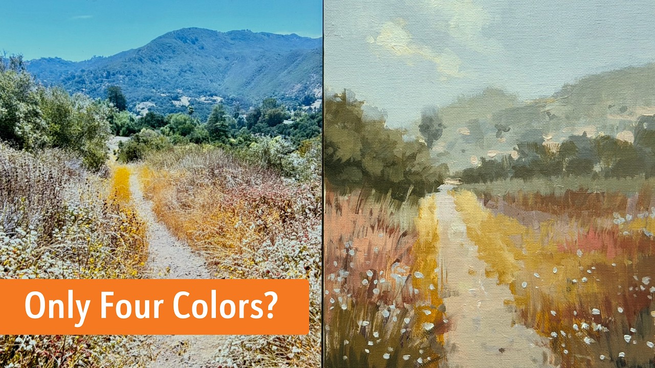The Zorn Palette Can Do THIS? Live Landscape Demo That Shocked Our Students Using Only 4 Colors