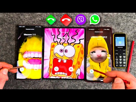 WhatsApp + Viber + Conference Calls Maxcom 111 VS Samsung Note 10 Lite VS Z Fold 4 VS Note 20 Ultra
