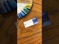 Ink Swatch: Parker Quink Blue Black #shorts #fountainpen #fountainpenink #artsupplies #ink