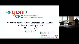 Living Well: A Young Patient w/ CRC’s Perspective | 2026 Young Onset Colorectal Cancer Center Forum