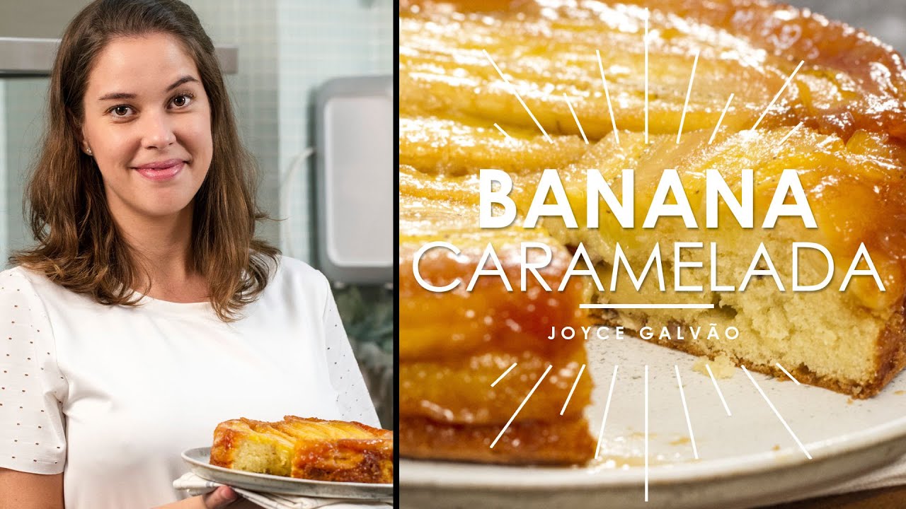 Up side down banana cake