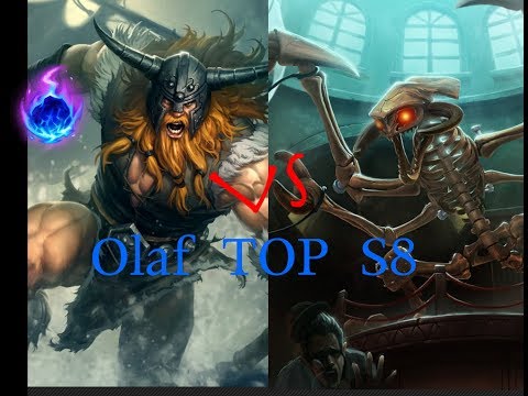 (Patch8.6) Olaf VS Cho'Gath TOP- $TRongCarry