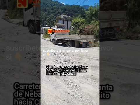 El tramo que conecta hacia #Chajul y #Cotzal presenta serios $daños