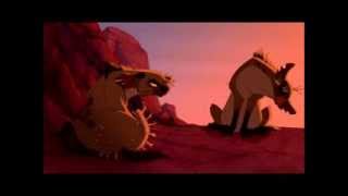 The Lion King - Hyenas Chase Simba