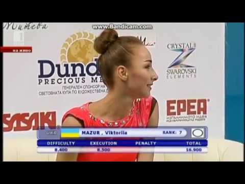 Viktoria Mazur Hoop final World Cup Sofia 2014