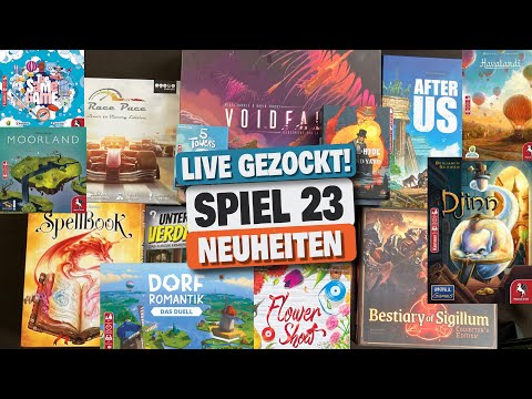 Live Gezockt! Viele Messeneuheiten und vlt. das überflüssigste Spiel des Jahres?