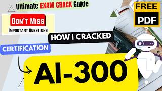 AI-300に6時間で合格した方法 | 機械学習および生成AIソリューションの運用 | PDF