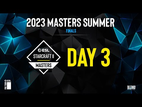 [ESL SC2 Masters: Summer] День 3 | Запись прямой трансляции