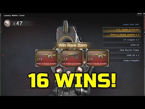 CFNA: Winning M4A1-S-Noble Jewelry + D.E.-Noble EL Dorado | 16 WINS!