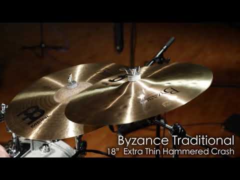 Meinl Byzance Traditional BMAT1 18"/20" Extra Thin Crash Pack image 6