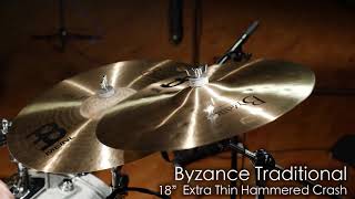 Video thumbnail for Meinl Cymbals Byzance Extra Thin Hammered Crashes Morph Demo by MEINL Cymbals - Official Product Videos