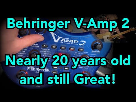 Behringer V-AMP 2 Virtual Guitar Amp 2000s - Blue image 9