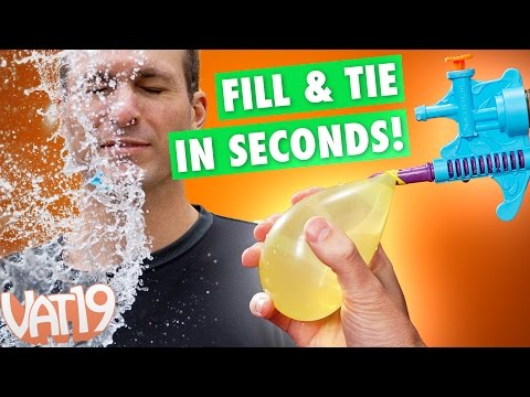 Tie-Not Water Balloon Filler & Tying Tool