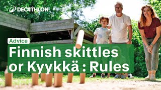 ADVICE - Finnish skittles or Kyykkä : Rules of the game 🪵 | Decathlon