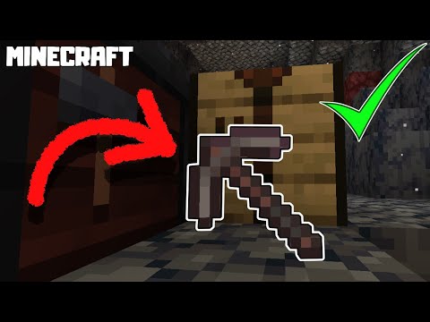 MINECRAFT | How to Make NETHERITE PICKAXE! 1.16.1