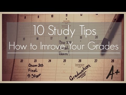 10 Study Tips II How to improve your grades.