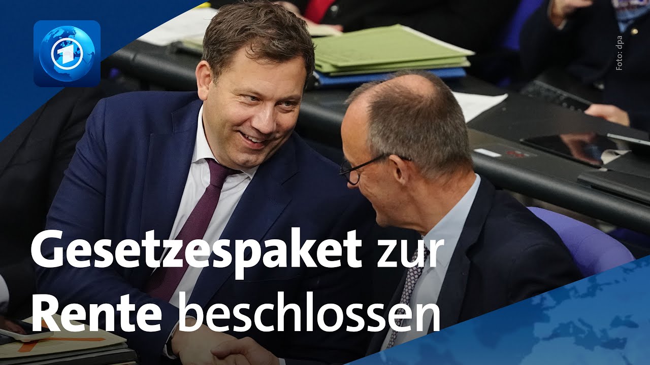 🌍tagesschau24 Top-Thema, 5.12.2025 | Bundestag stimmt für Rentenpaket