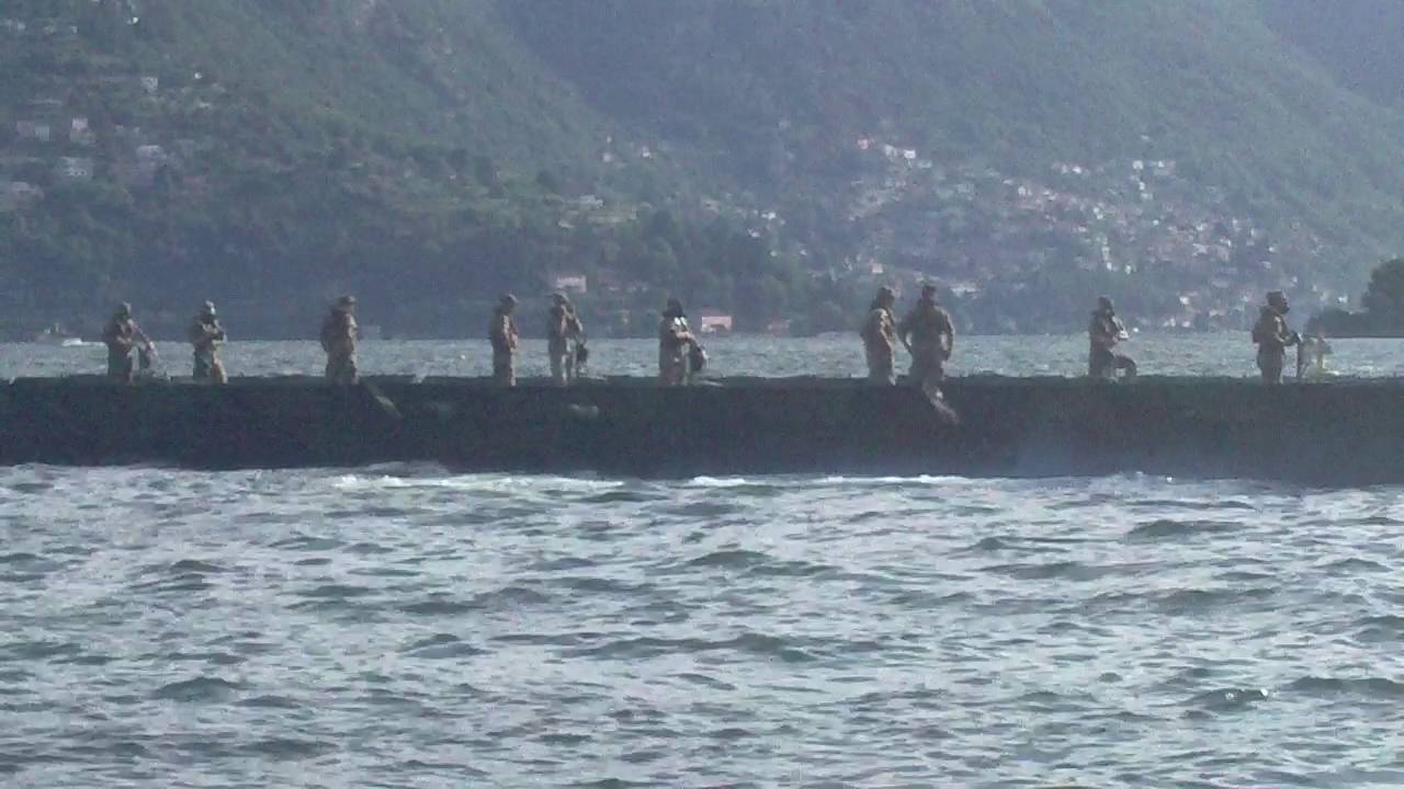 Odescalchi sul lago, il ponte mobile dell’esercito italiano