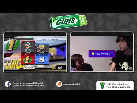 GUMS 18 Singles (Loser's Top 8) - Hero (Cloud/Sonic) vs Scot! (Luigi)