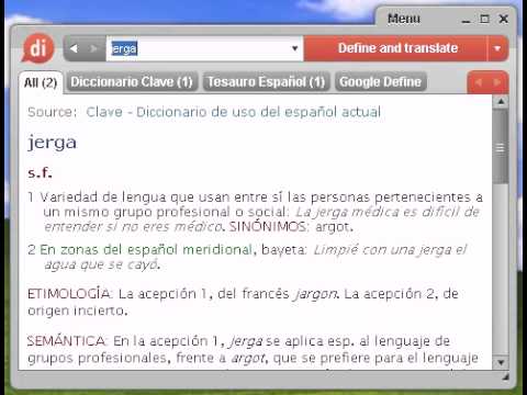 Definición de jerga