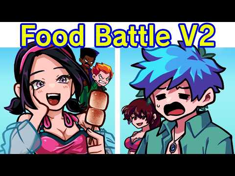 Friday Night Funkin' - Fast Food Battle (V2) - BF, Pico, Nene, Darnell & GF + Cutscenes (FNF Mod)