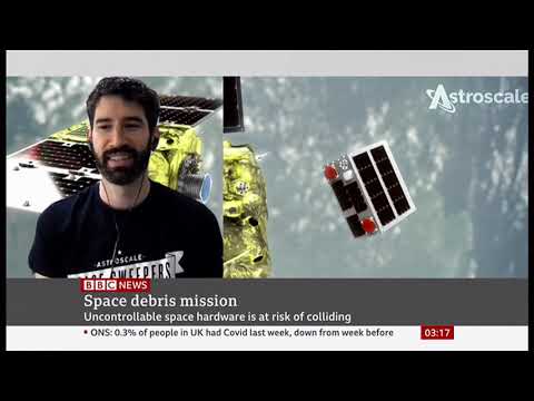 Elsa-d - first mission to clean up space debris (Astrocale) (Earth/Space) BBC News - 20th March 2021