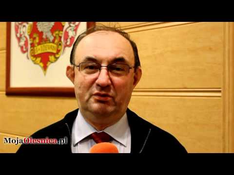 21.11.2010 Oleśnica - burmistrz Jan Bronś zwycięża wybory