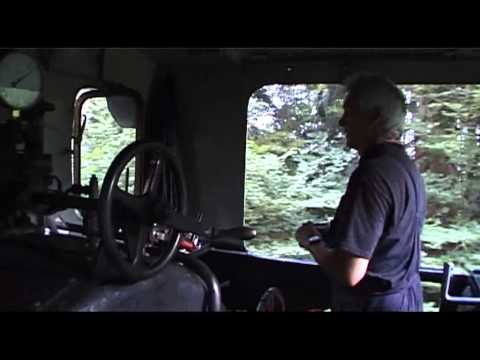 Achenseebahn -- a cogwheel railway in Austria. Cab ride