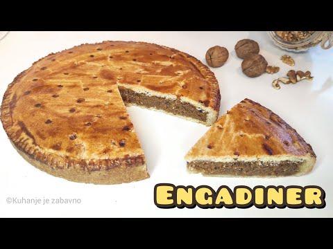 ENGADINER tradicionalna Švicarska torta sa orasima #Bündnernusstorte #Nusstorte Tuorta da Nusch #182