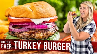 Best Ever Juicy Turkey Burgers