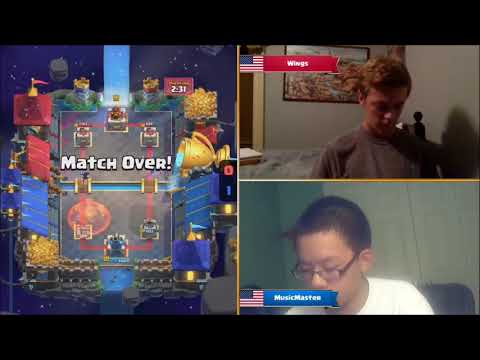 MusicMaster vs wings - 2017 Clash Royale Crown Championship NA [Week One][HD]